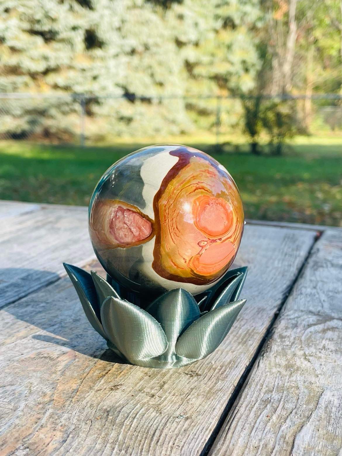 Polychrome Jasper Crystal Sphere